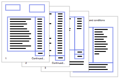 Form sections