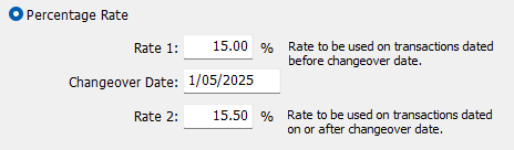 setting vat rates