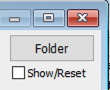 The Folder button will open the linked folder of documents