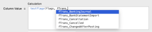 expression autocomplete